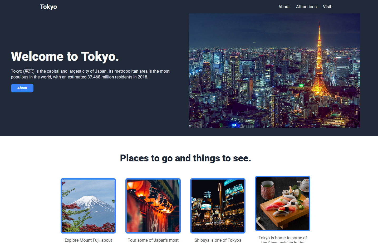 Tokyo Website