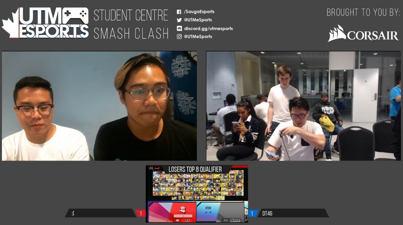 UTM Esports post-game overlay